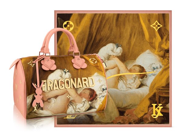 Celebrities Pose with Koons X Louis Vuitton Masters Collection