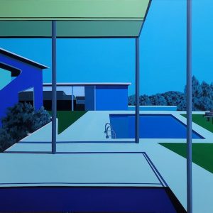 (Lee haesung)House of Happiness, 145.5x112cm, Acrylic on canvas, 2024